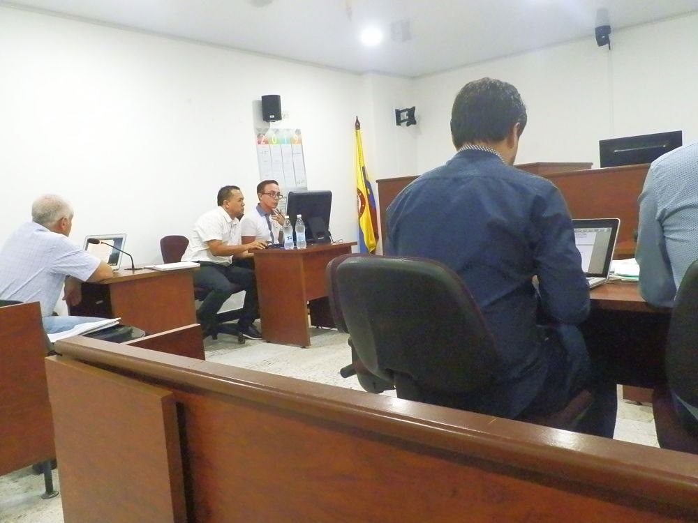 Paso a paso de lo ocurrido ayer en la audiencia preparatoria en el proceso contra Diego Escobar Guinea, César Fabián Villalba Acevedo y William Sánchez Orjuela