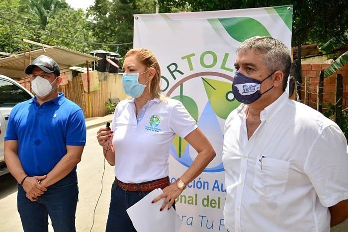 Cortolima visitó las obras que se adelantan en el colector La Madroñala en Melgar