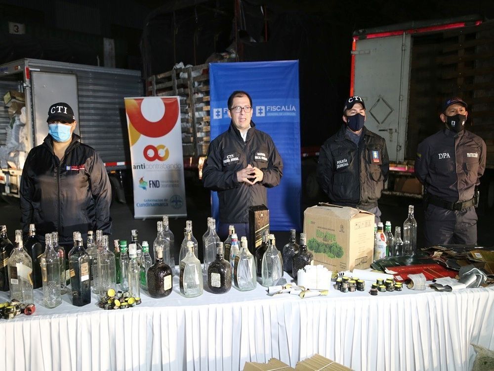 Incautado licor adulterado que estaba listo para su distribución a nivel nacional