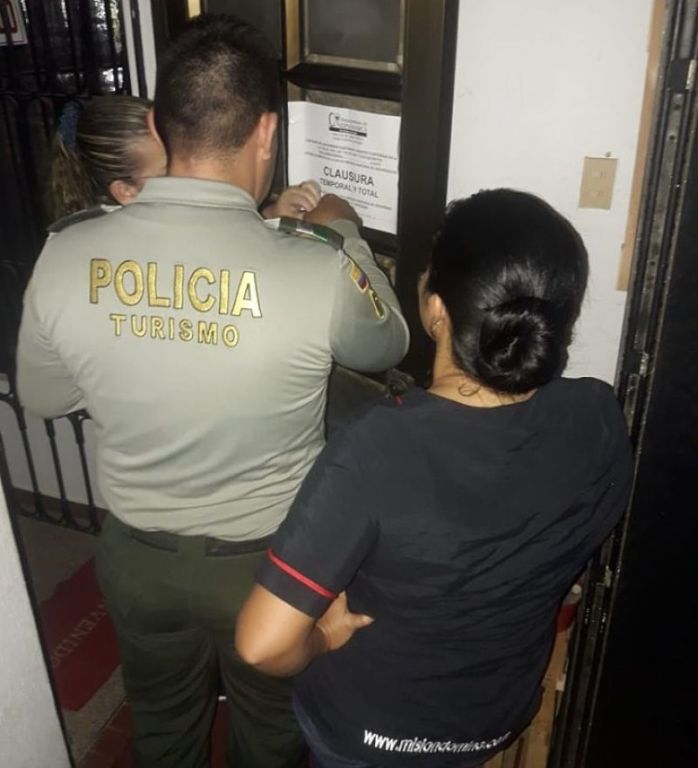 Establecimiento de «masaje antiestrés» fue sellado por la Secretaría de Salud en Girardot