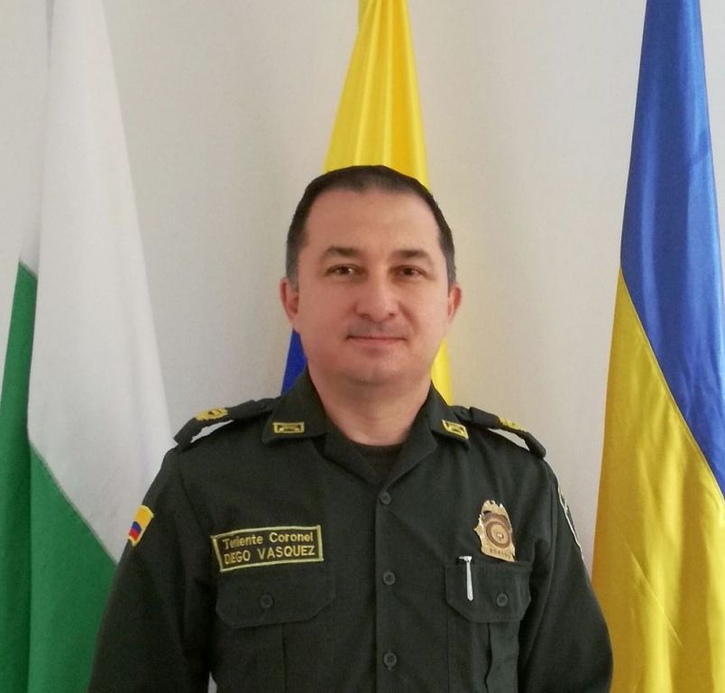 Balance de seguridad al finalizar el Reinado Nacional del Turismo entregó el teniente coronel Diego Osvaldo Vásquez Rivera, antes de su traslado a la Metropolitana de Manizales