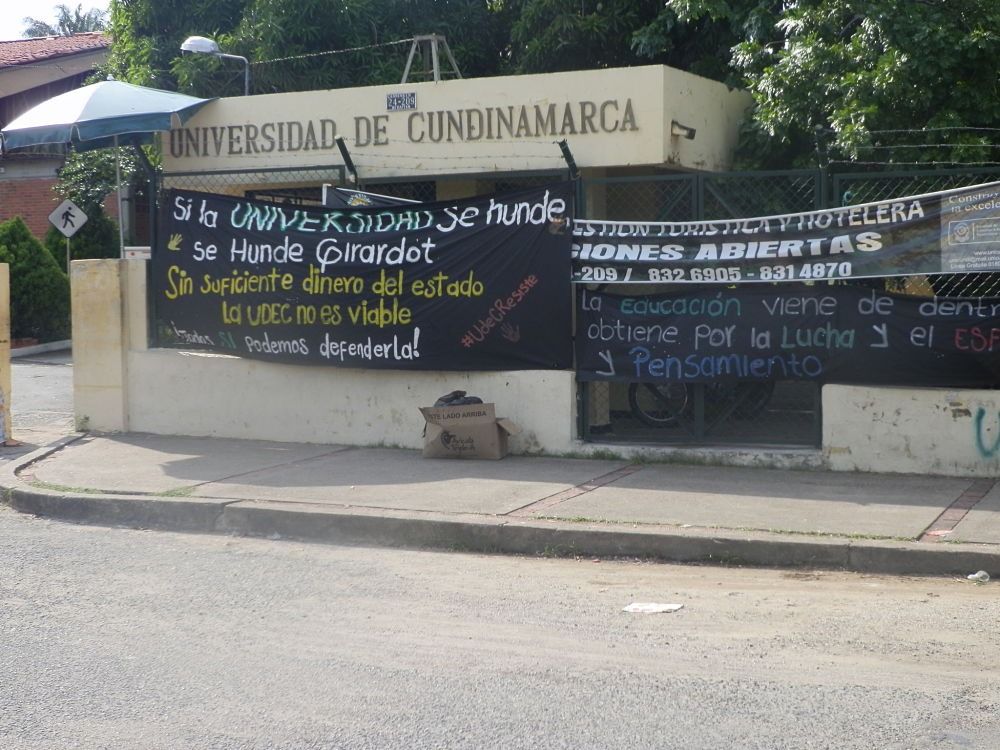 Suspendidos programas académicos en la Universidad de Cundinamarca en Girardot y Fusagasugá