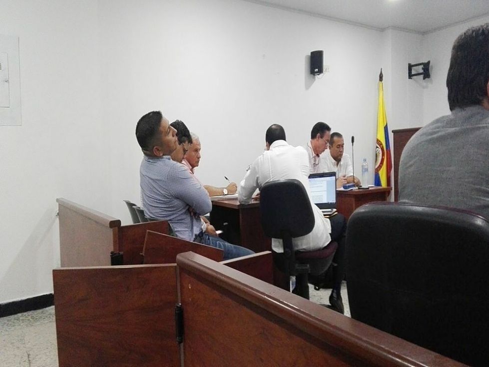 Por renuncia del abogado defensor de César Fabián Villalba, no terminó audiencia preparatoria contra el mandatario, el exalcalde Escobar y William Sánchez